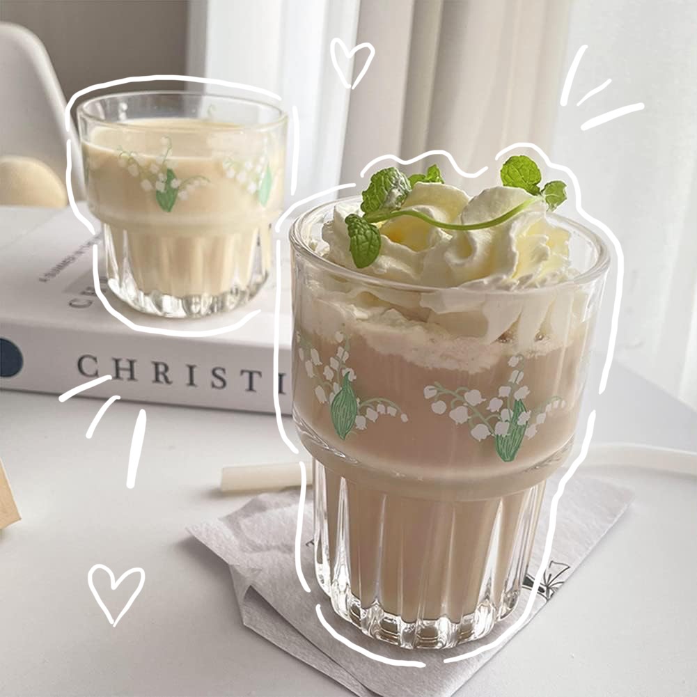 🌿 Explore a Beleza Natural: Copos de Vidro Lírio do Vale&nbsp;🌿