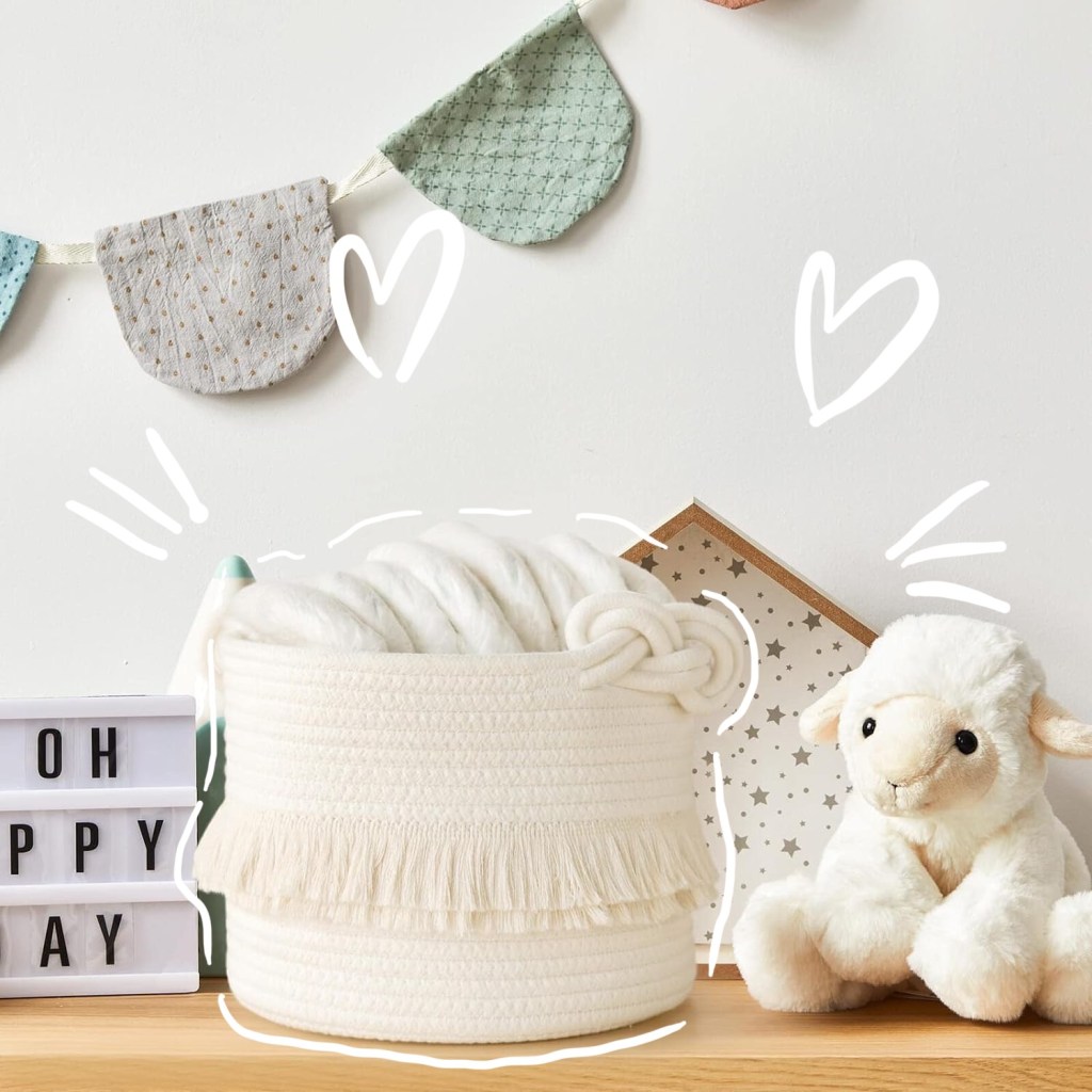 Organize e Decore com Estilo: Cestos de Armazenamento em Algodão e&nbsp;Juta